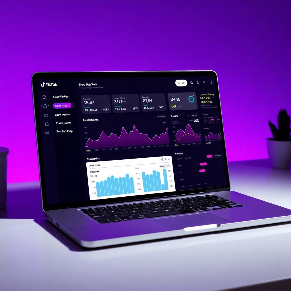 Dashboard de vendas TikTok Shop